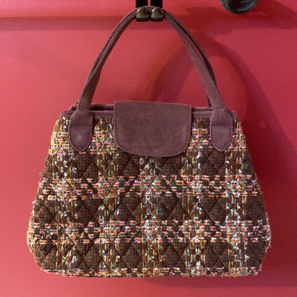 Vera Bradley Multicolor Tweed Shoulder Bag